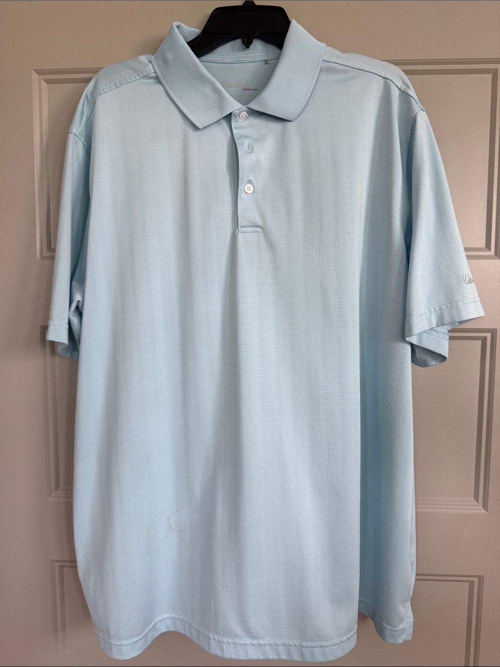 Walter Hagan Light Blue Men's Polo Shirt - Classic Short Sleeve